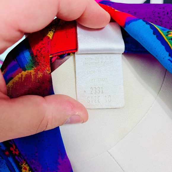 VTG 1990s Multicolor Floral Blazer Jacket - Picture 6 of 6